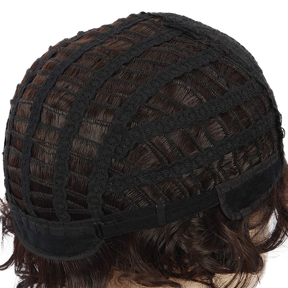 parrucca da uomo divertente parrucca da uomo corta riccia marrone parrucche anime cosplay parrucca di capelli cosplay parrucche di halloween del 2025 a $20.99 –P8