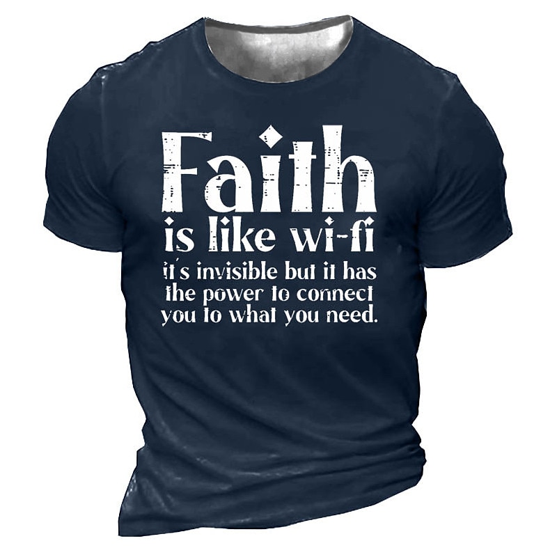 Men's Letter Graphic Prints T Shirt Graphic Tee Slogan T Shirts Distressed T Shirt Short Sleeve T shirt 3D Print Crew Neck Shirt Vintage Sports Designer Outdoor Street Daily Black Army Green Navy Blue 2025 - $17.99 –P2