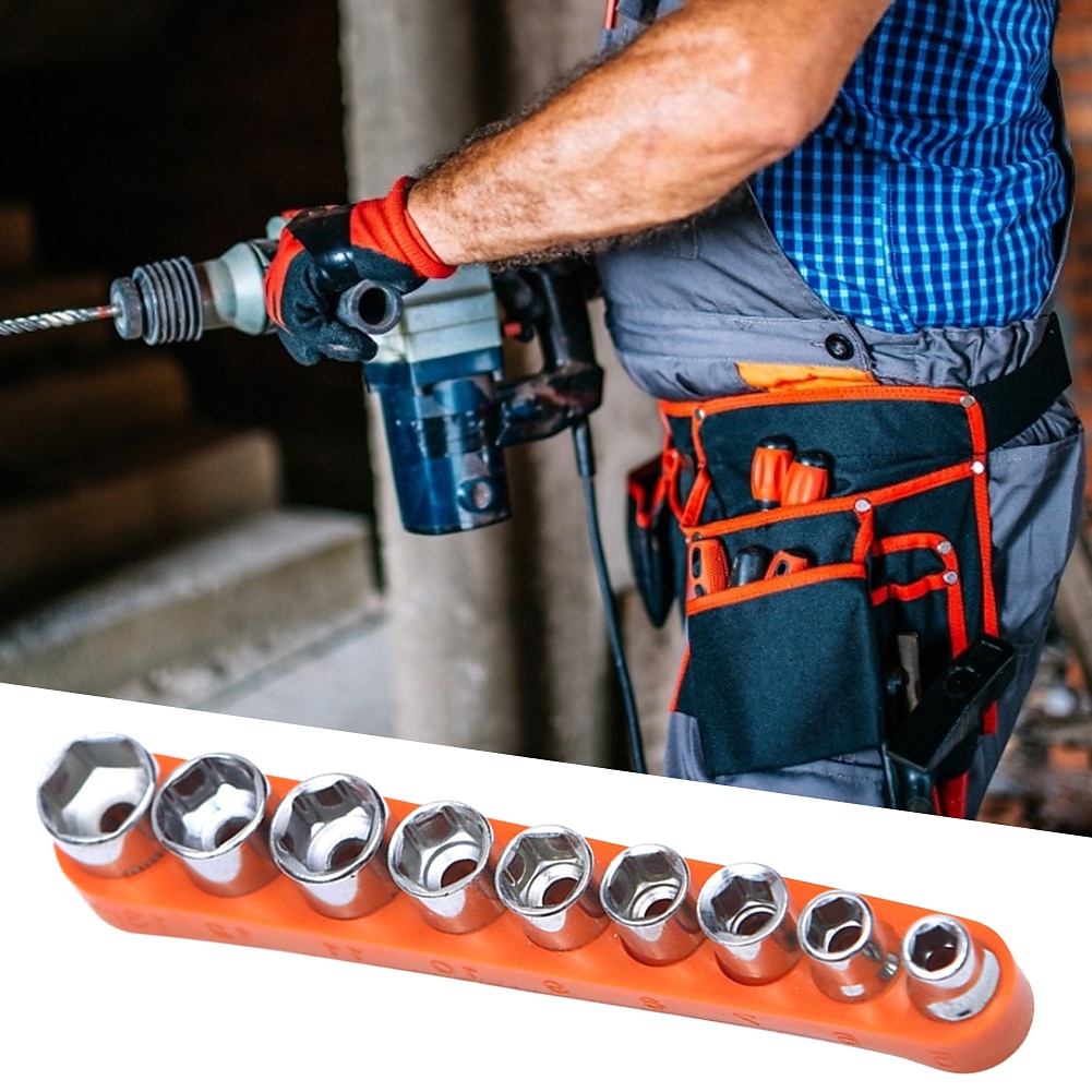 9pc Universal Socket Set 1/4 Inch 6.35mm Square Drive Hex Socket Adapter Metric 5-13mm Sleeve Conversion Auto Repair Tool Nut Driver 2025 - $6.99 –P3