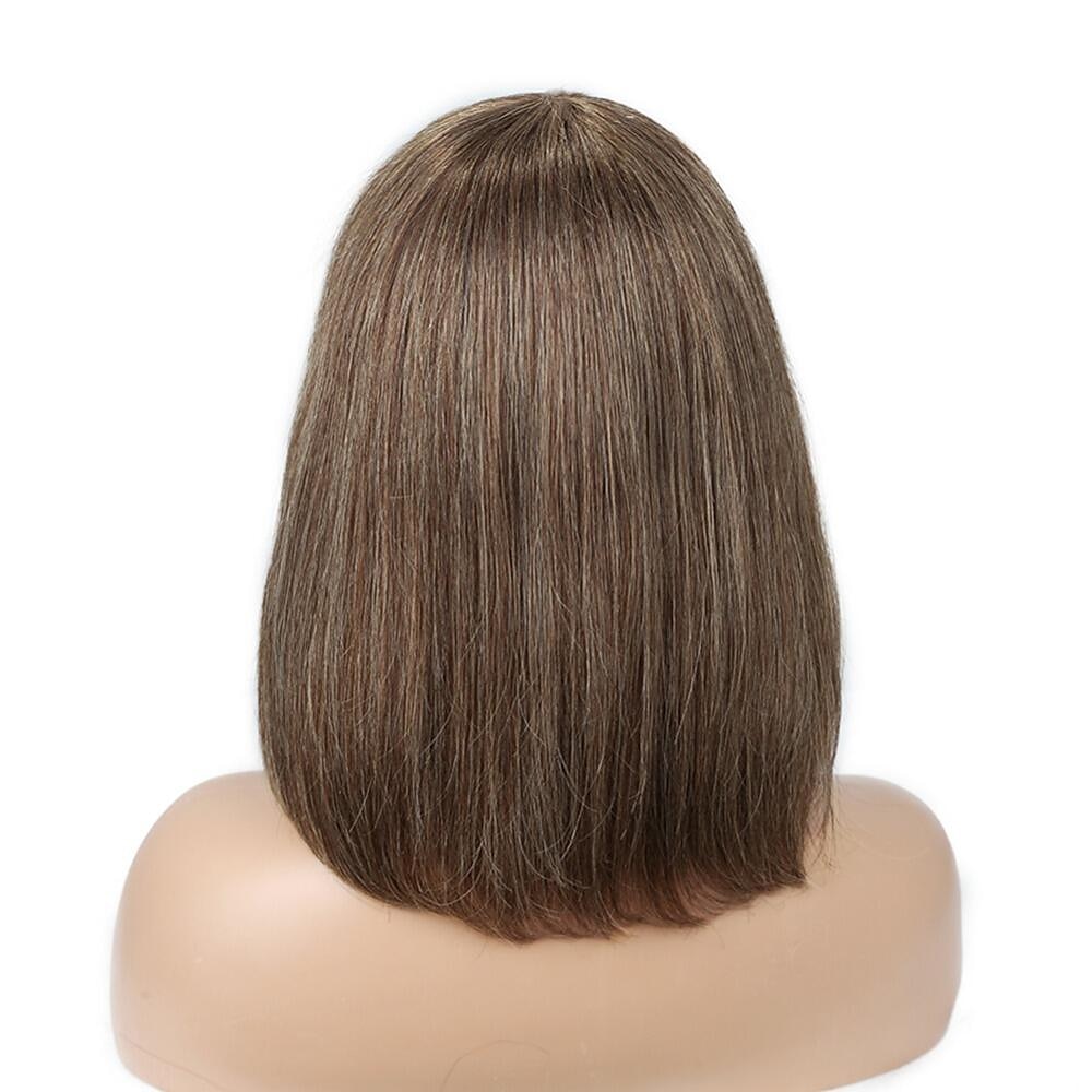 Short Pixie Cut Color Wigs 150% Brazilian Remy Straight Wig Human Hair Bob Wigs Fringe Wigs Human Hair Wigs For Black Women 2025 - $79.99 –P4