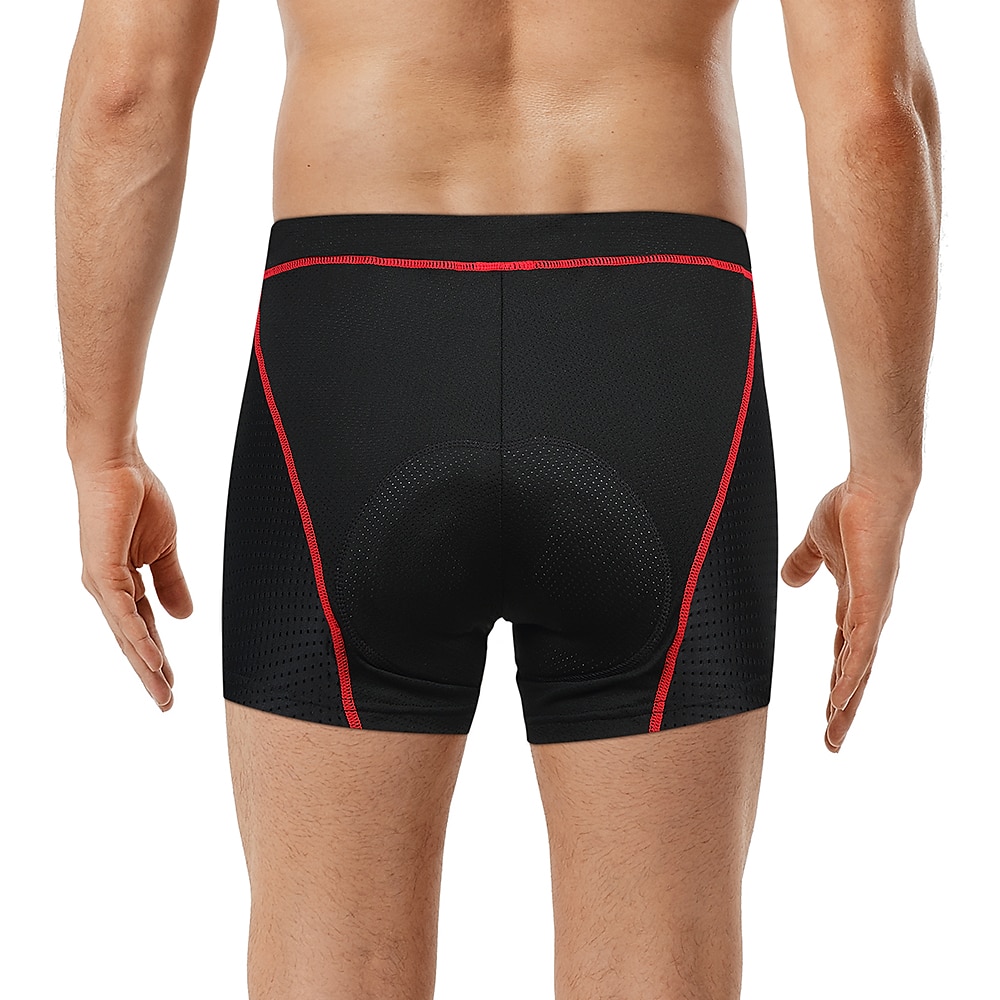 WOSAWE Voor heren Fietsondergoed Fietsbroek Gevoerde wielrenshorts Fietsen Short / Broekje Ondergoedshorts Semi-strakke pasvorm Bergracen Wegwielrennen Sport 4D Pad Ademend Sneldrogend Vermindert 2025 - $19.99 –P3