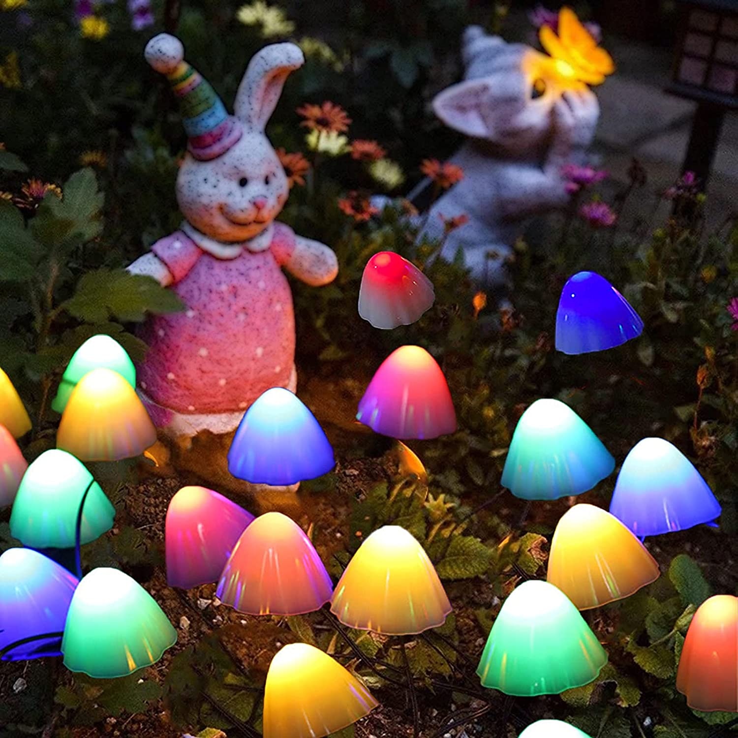 LED Solar String Light Outdoor Garden Decoration Mushroom Lights IP65 Waterproof Garland Patio Decor Outdoor Solar Lights Fairy Light 2025 - $22.99 –P2