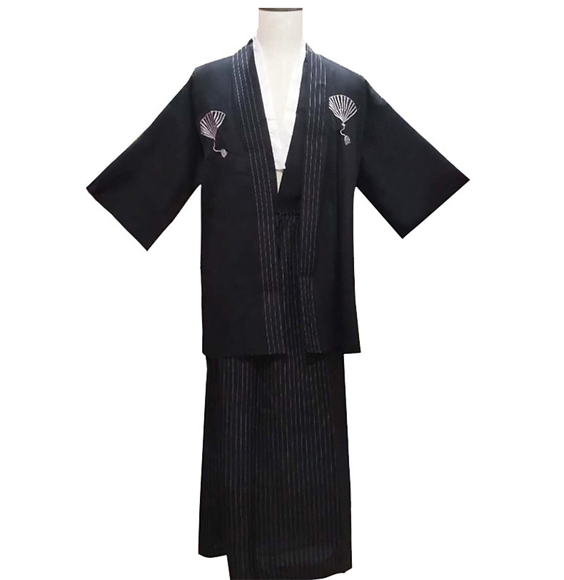 Men's Yukata Robe Kimono Japanese Traditional Masquerade Adults Kimono Coat Party 2025 - $56.99 –P2