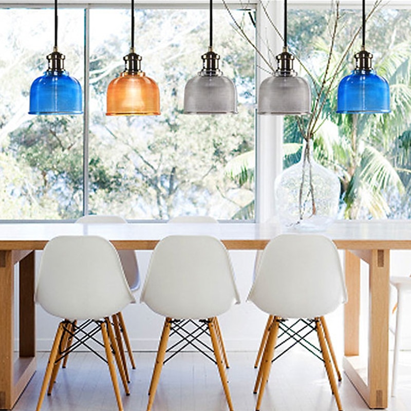 14,5 cm lampada a sospensione design singolo led vetro rame stile vintage elettrolitico stile nordico 220-240v del 2025 a $93.99 –P1