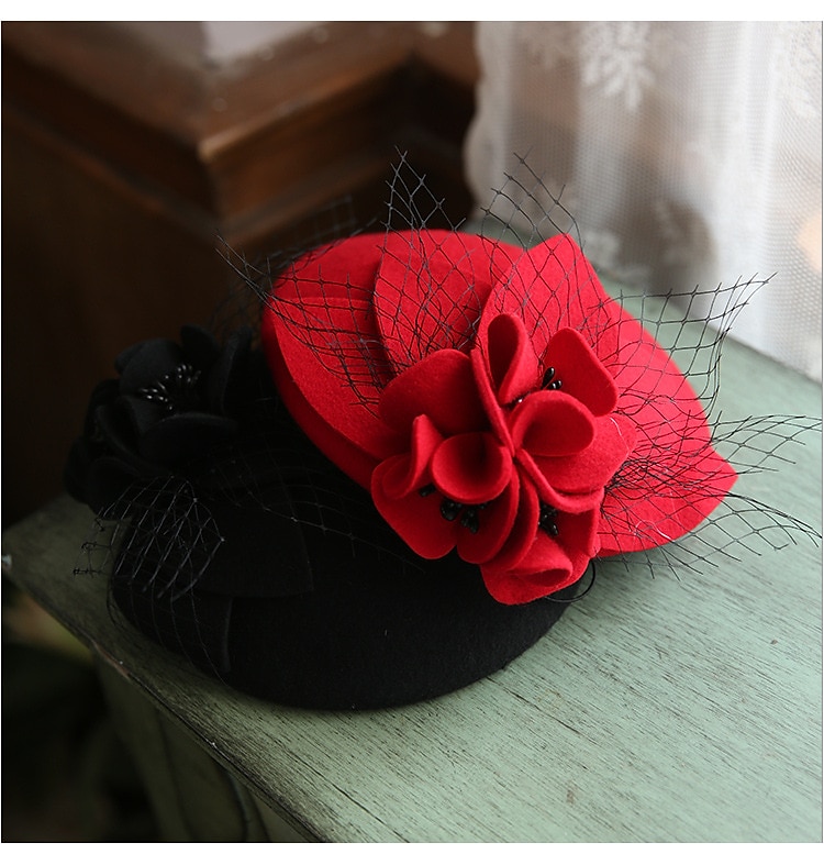 Retro Vintage 1950s Fascinator Hat Kate Middleton Women's Masquerade Party / Evening Bachelorette Party Adults Hat 2025 - $35.99 –P1
