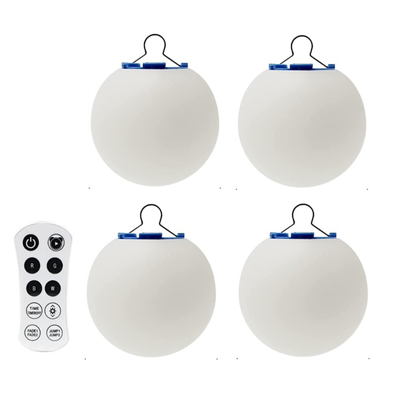 LED Floating Pool Light Outdoor with Remote Controller RGB Color Changing Glowing Ball Light for Garden Lawn Home Party Swimming Pool Decoration Lighting Rechargeable 2025 - $18.49 –P16