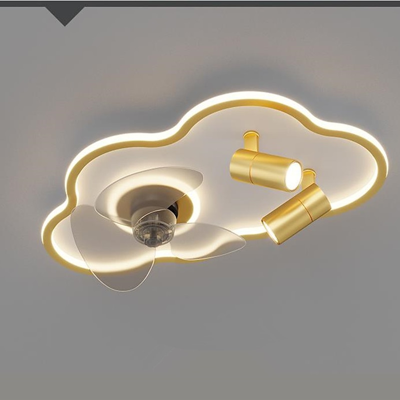 stropní světlo led minimalistická ložnice cloud stropní ventilátor lampa jednoduchá moderní s reflektorem domácí jídelna stropní ventilátor integrované stropní svítidlo 2025 - $273.49 –P5