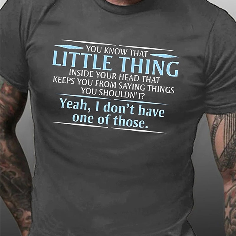 Voor heren Grafisch Brief T-shirt Informele stijl 100% katoen Korte mouw Grafisch Shirt Zwart Rood Marineblauw Comfortabel T-shirt Straat Casual Modeontwerper kleding 2025 - $15.99 –P3