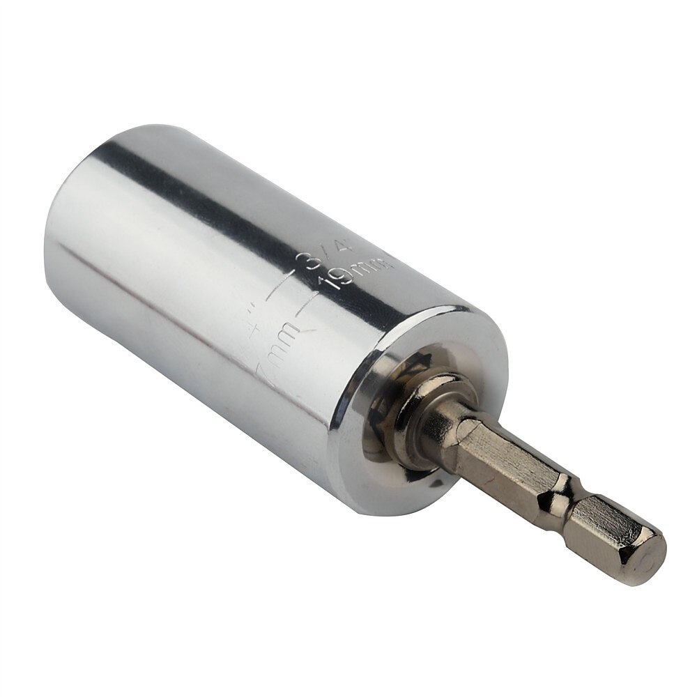 2pc 7-19mm Universal Socket Wrench, Multi-function Ratchet, Hand Drill Motorcycle Repair Socket, Magic Socket Spark Plug 2025 - $10.99 –P10