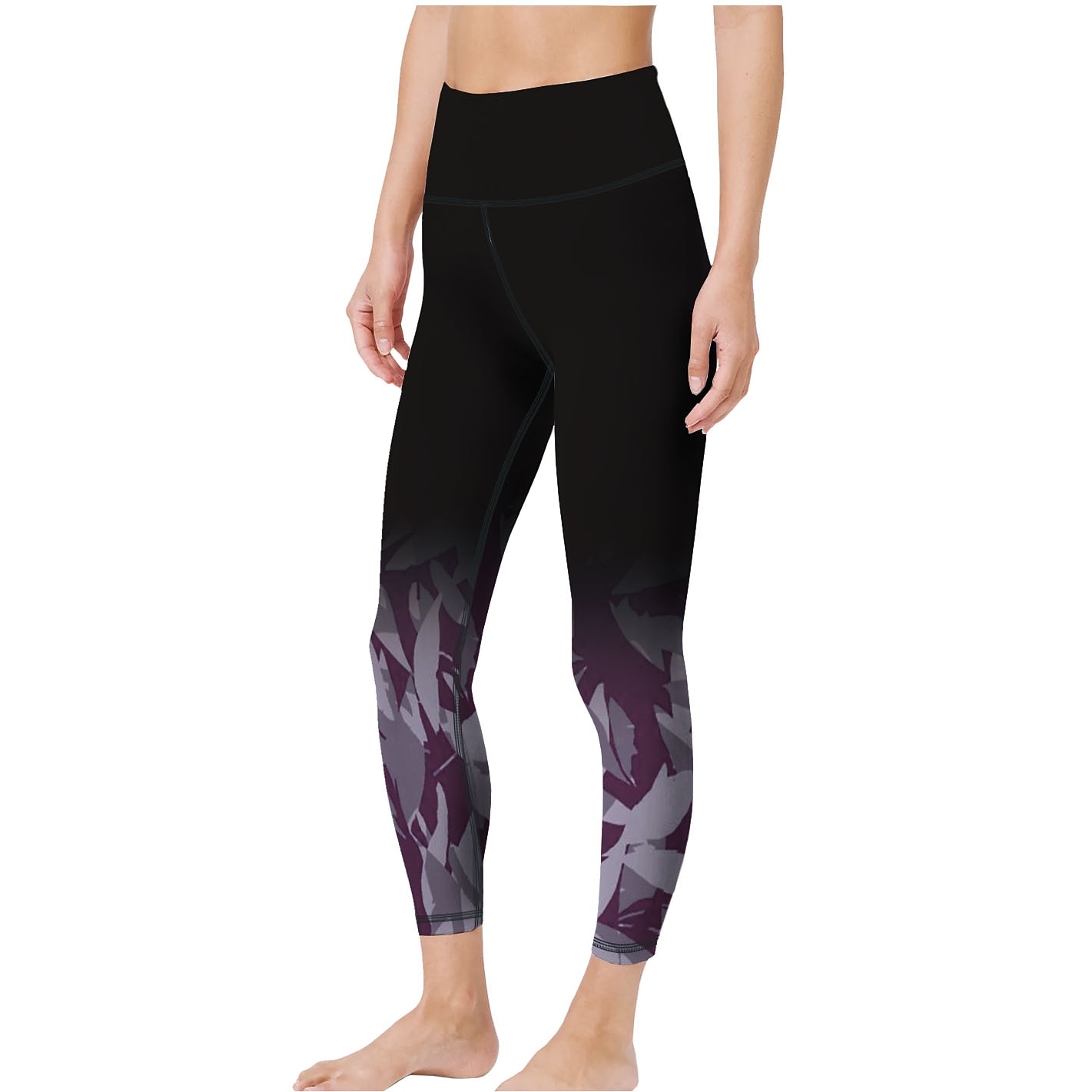 Damskie Sports Gym Leggings Spodnie do jogi Wysoka talia Spandeks Zielony Fioletowy Czerwony Legginsy 3/4 Kwiatowy Wyszczuplenie brzucha Podnoszenie pośladków Odzież Odzież Joga Zdatność Trening w 2026 - $17.99 –P4