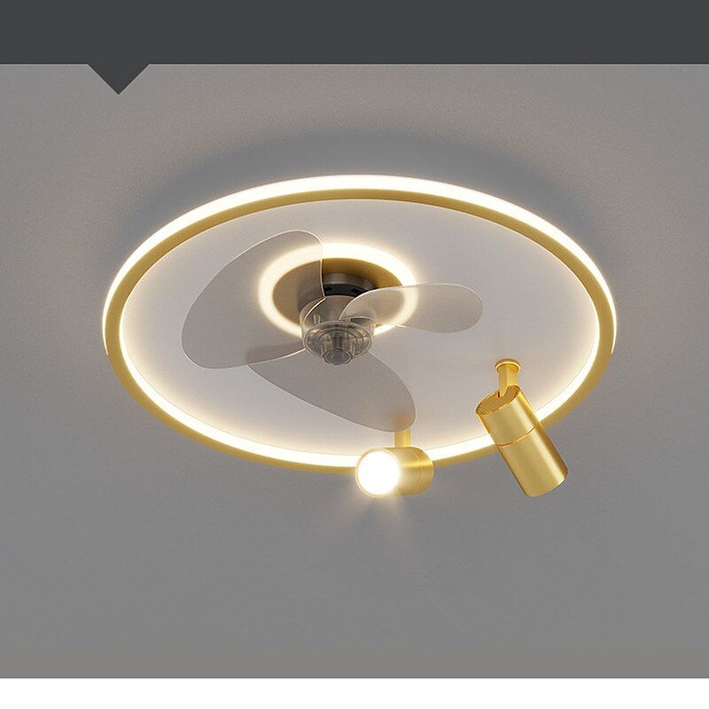 Plafoniere Led Moderne Semplice Creativo Ristorante Lampada Nordic Rotonda Intelligente Faretto Ventilatore Lampada del 2025 a $431.99 –P6