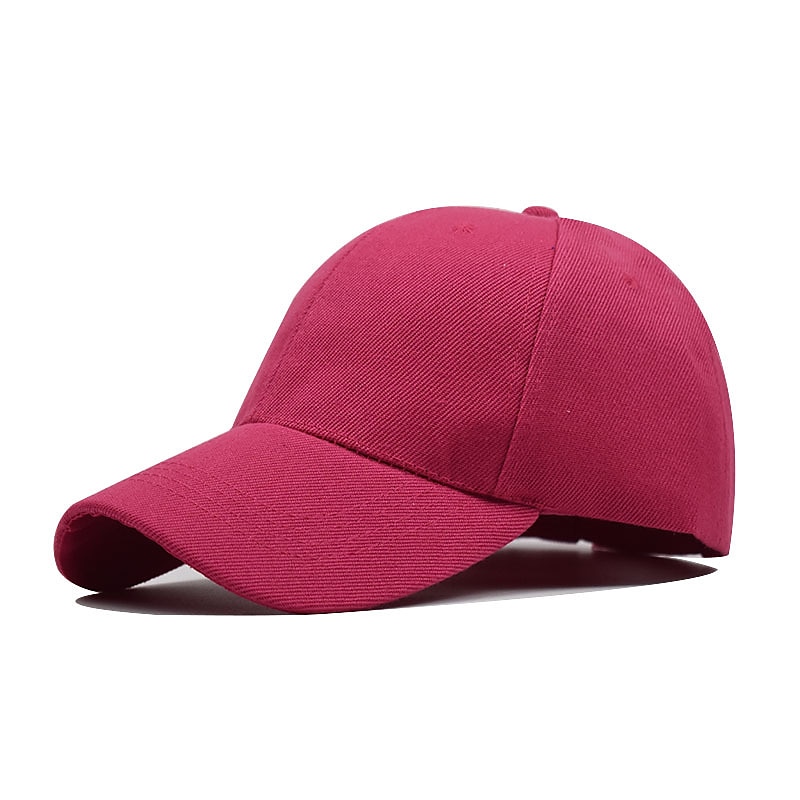 1 pz berretto unisex casual solido curvo visiera parasole berretto da baseball cappelli di snapback regolabili per le donne uomini hip hop cap street papà cappello del 2025 a $5.99 –P6