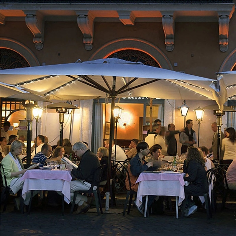 patio sateenvarjo valot aurinkoenergialla toimiva 104 lediä johdoton ulkovalaistus takapihalle sateenvarjo ulkopuutarha sisustus 2025 - $25.99 -P7