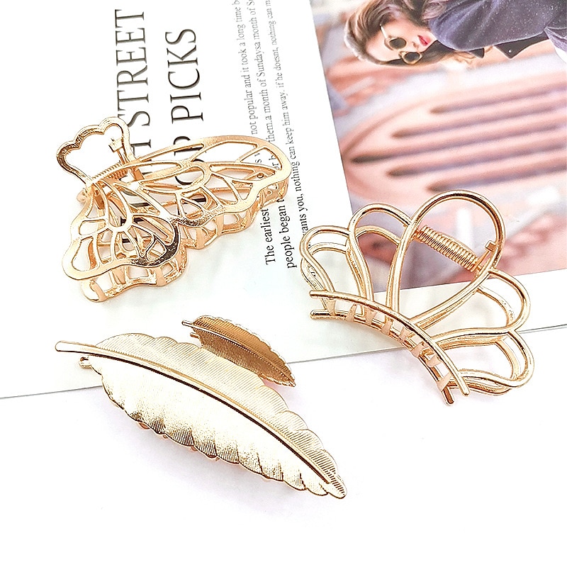 6 Pieces Metal Hair Claw Clips Hollow Jaw Barrettes Non-slip Hair Jaw Clamp ClipsHair Barrette for Fixing Hair for Women Girls Clip Hair Accessories Gift 2025 - $12.99 –P5