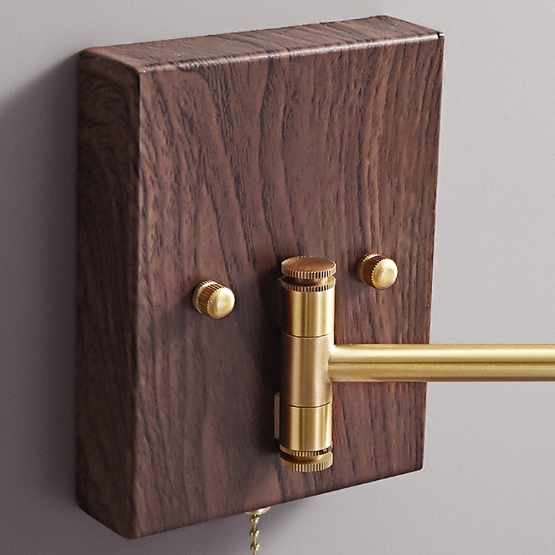 Modern Nordic Style Indoor Wall Lights LED Swing Arm Bedroom Copper Wall Light 220-240V 2025 - $331.99 –P3
