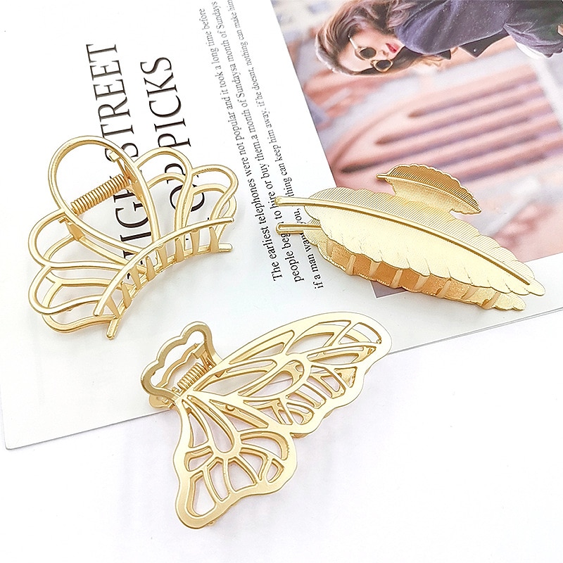 6 Pieces Metal Hair Claw Clips Hollow Jaw Barrettes Non-slip Hair Jaw Clamp ClipsHair Barrette for Fixing Hair for Women Girls Clip Hair Accessories Gift 2025 - $12.99 –P7