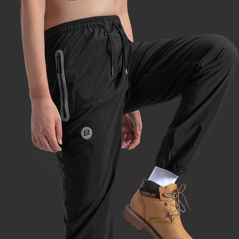 ROCKBROS Herr Cykelbyxor Cykel Byxa Underdelar Vinter Bergscykling Vägcykling sporter Vattentät Vindtät Regnsäker Snabb tork Svart Kläder Cykelkläder 2025 - $34.99 –P7