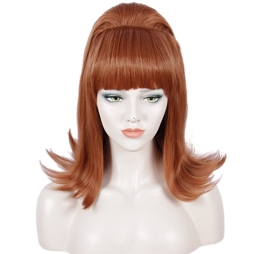 Long Wavy Pink Wig Big Bouffant Beehive Wigs for Women fits 50s 80s Halloween Wigs 2025 - $28.99 –P10