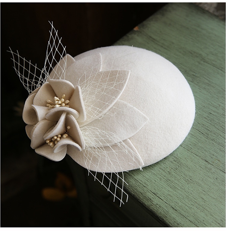 Retro Vintage 1950s Fascinator Hat Kate Middleton Women's Masquerade Party / Evening Bachelorette Party Adults Hat 2025 - $35.99 –P3