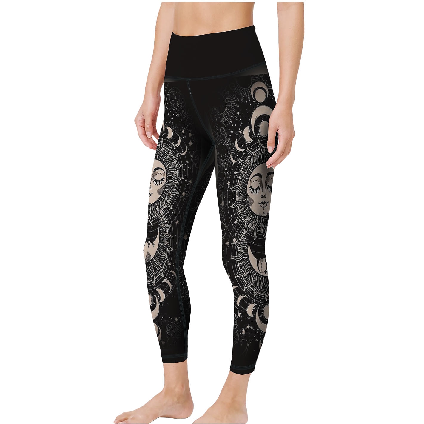 בגדי ריקוד נשים Sports Gym Leggings מכנסי יוגה מותניים גבוהים ספנדקס לבן ירוק צהוב טייץ חתוך הדפס כוכבם וגלקסיה בקרת בטן באט הרם בגדים בגדים יוגה כושר וספורט כושר אמון ריצה / גמישות גבוהה / אתלטי 2026 - $18.99 –P1