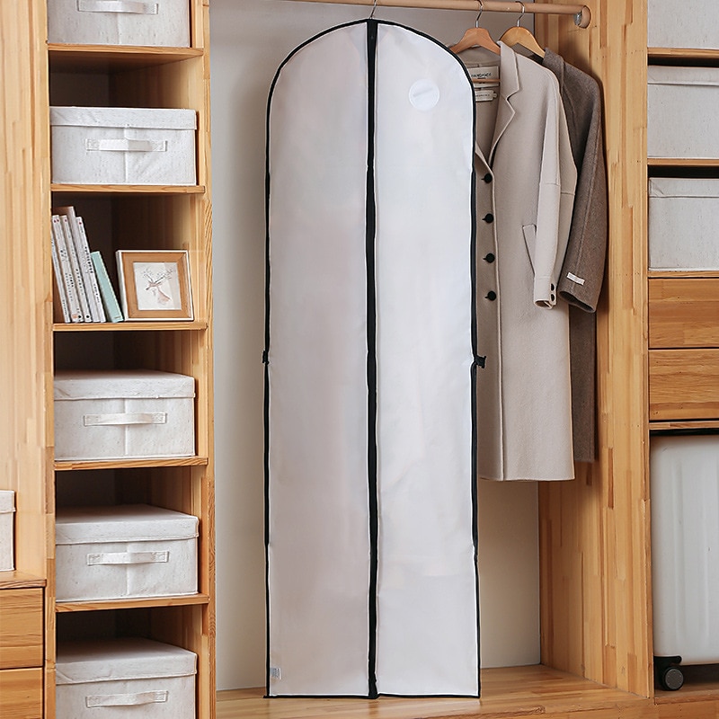 Clothes Dust Cover Garment Bag for Suit Dress Jacket Coat, Dustproof Breathable Protector for Travel, Wedding Dress Bridal Gown Long Storage Bag, Thickened Cover 2026 - $19.99 –P4
