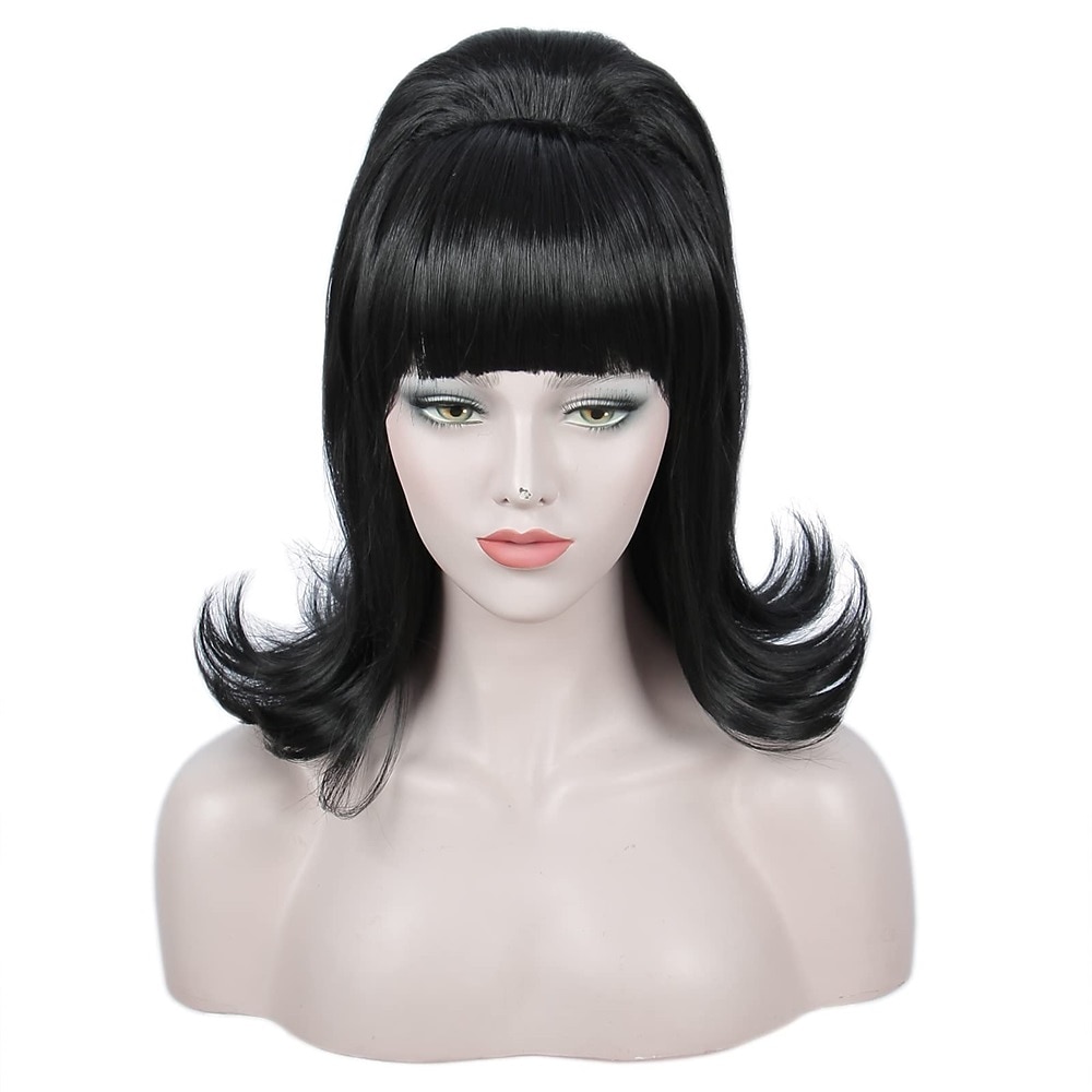 Long Wavy Pink Wig Big Bouffant Beehive Wigs for Women fits 50s 80s Halloween Wigs 2025 - $28.99 –P6
