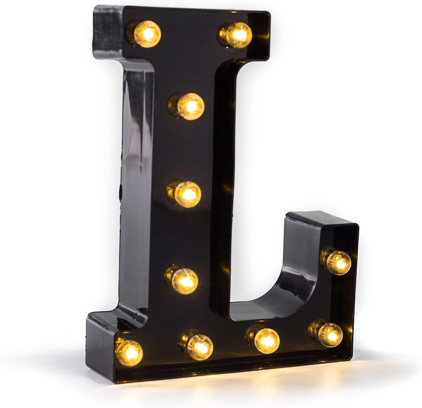 lettere a led luci 26 alfabeto & lampade arabe decorative nere a batteria per feste di matrimonio, compleanno, casa, bar (nero freddo) di nuova concezione del 2025 a $11.99 –P17
