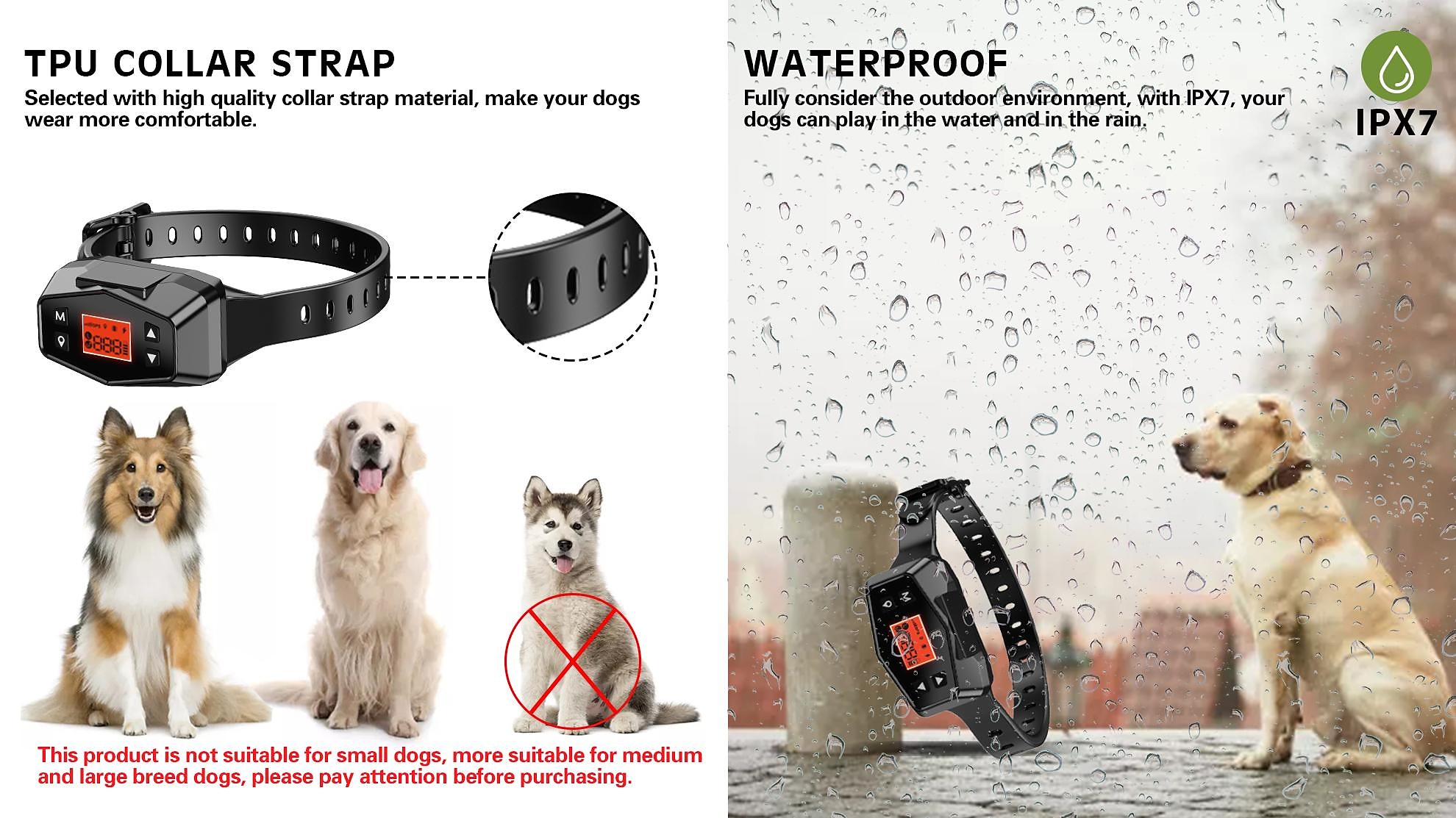 GPS Wireless Pet Fence Pet Containment System Covers up to 999 Yard Waterproof Receiver with Tone/Static Correction 2024 - $116.99 –P7