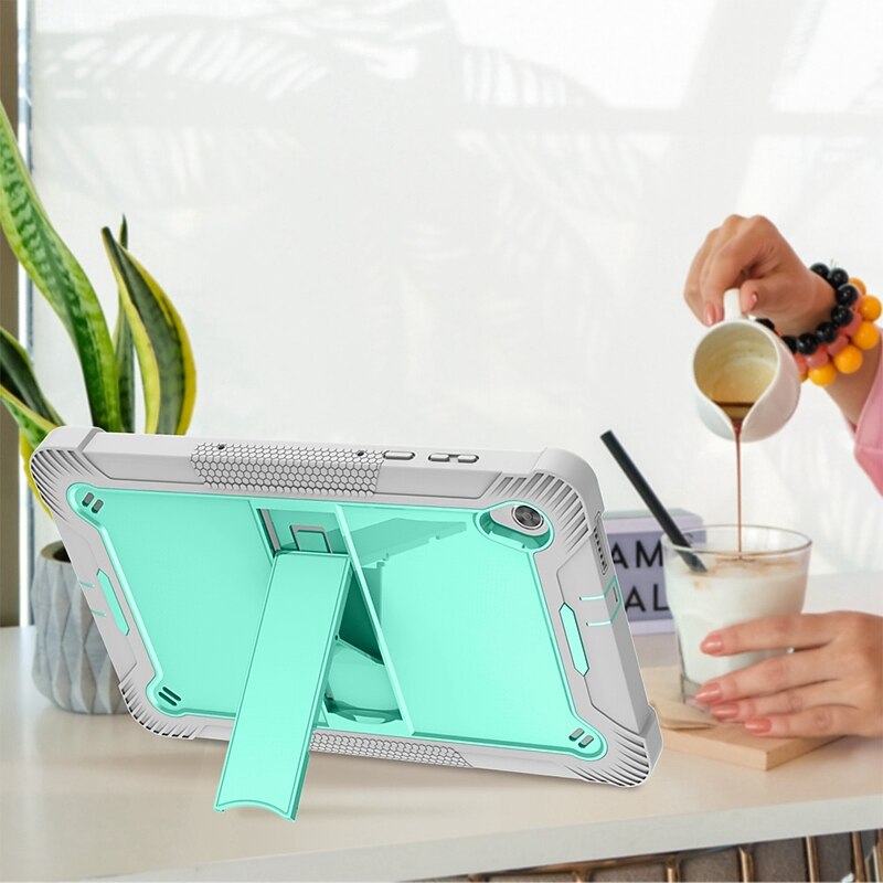 Tableta Carcasa Funda Para Lenovo Pestaña M10 HD M10 FHD Plus con Soporte Armor Defender Protección resistente Protector de cuerpo completo Color sólido ordenador personal Silicona 2025 - $15.99 –P2