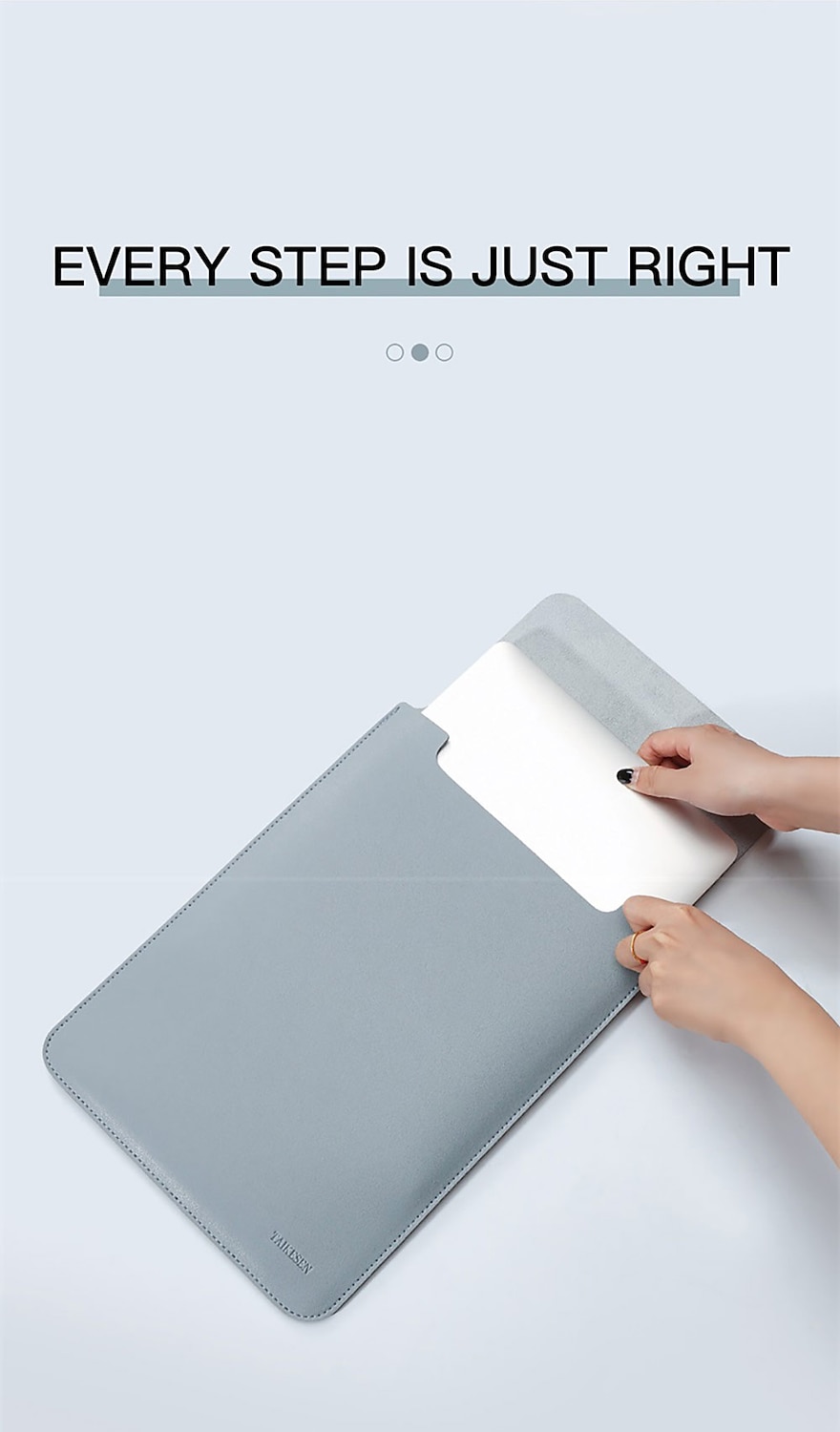 2025年 ラップトップスリーブ 12 " 13 " 15 " インチ と互換性があります Macbook Air Pro, HP, Dell, Lenovo, Asus, Acer, Chromebook Notebook 防水機能 耐衝撃 PUレザー 純色 のために 営業所  コレクション – $20.99 –P3