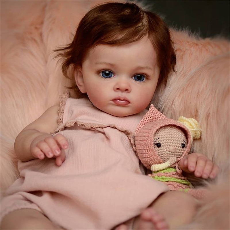24 inch Reborn Baby Doll Finished Reborn Toddler Girl Doll Tutti Hand Paint Doll High Quality 3D skin multiple Layers Painting Visible Veins for Christmas Gifts 2025 - $184.99 –P9