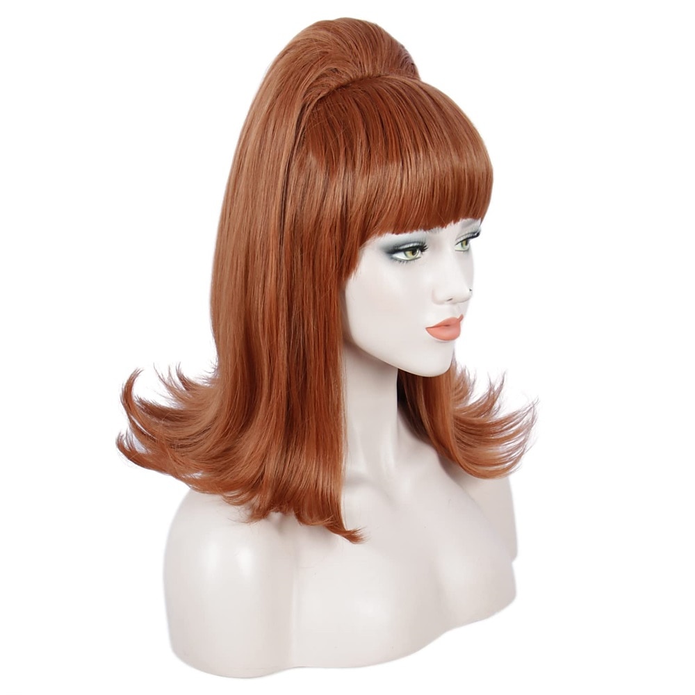 Long Wavy Pink Wig Big Bouffant Beehive Wigs for Women fits 50s 80s Halloween Wigs 2025 - $28.99 –P12
