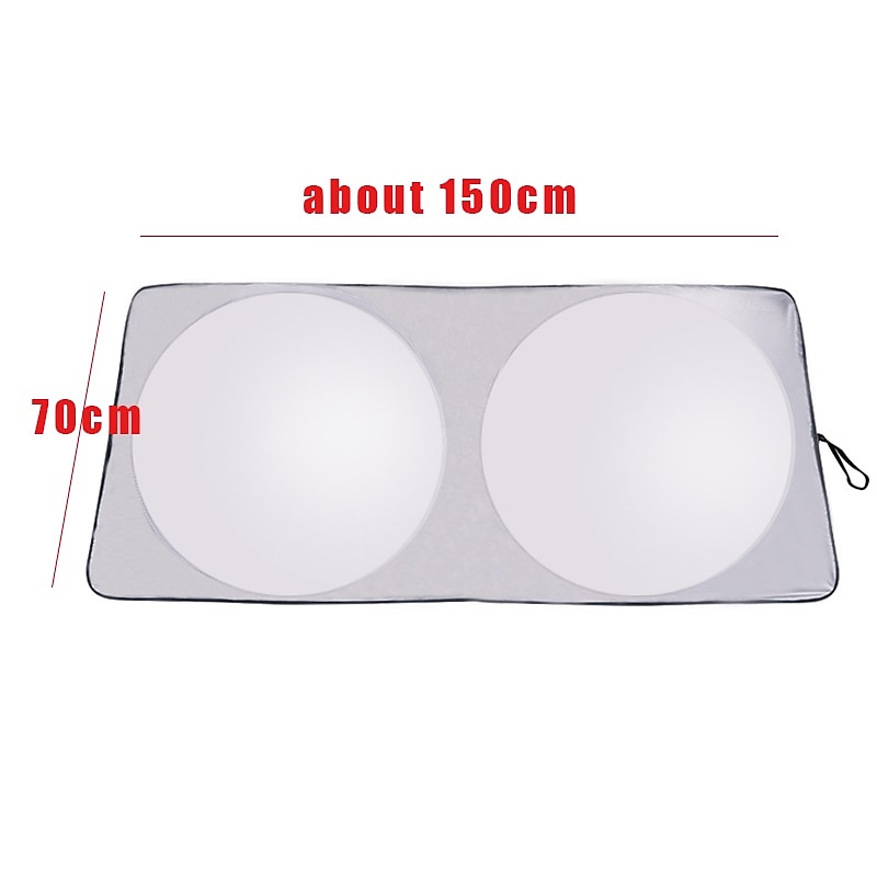 150 X 70cm Car Sunshade Sun Shade Front Rear Window Film Windshield Visor Cover UV Protect Reflector Car-styling High Quality 2025 - $19.99 –P5