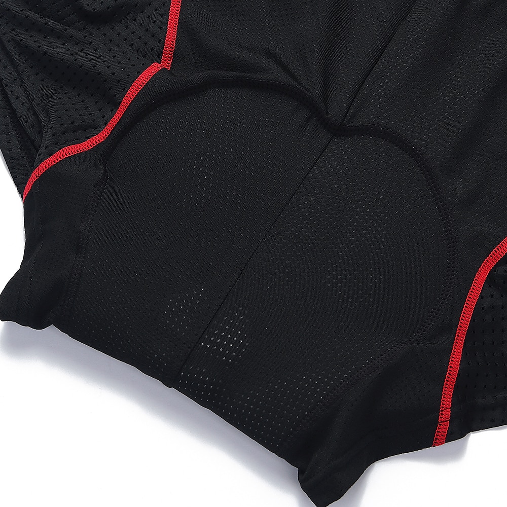 WOSAWE Voor heren Fietsondergoed Fietsbroek Gevoerde wielrenshorts Fietsen Short / Broekje Ondergoedshorts Semi-strakke pasvorm Bergracen Wegwielrennen Sport 4D Pad Ademend Sneldrogend Vermindert 2025 - $19.99 –P16