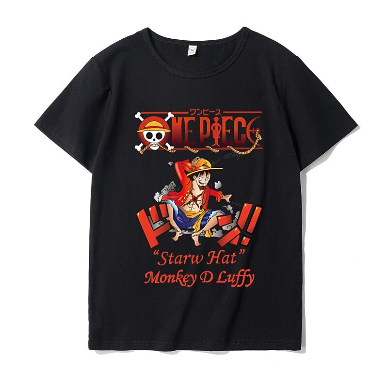 One Piece Opice D. Luffy Trička Tisk Grafika Pro Pro páry Pánské Dámské Dospělé Karneval Plesová maškaráda Horká ražba Běžné / Denní 2025 - $20.99 –P2