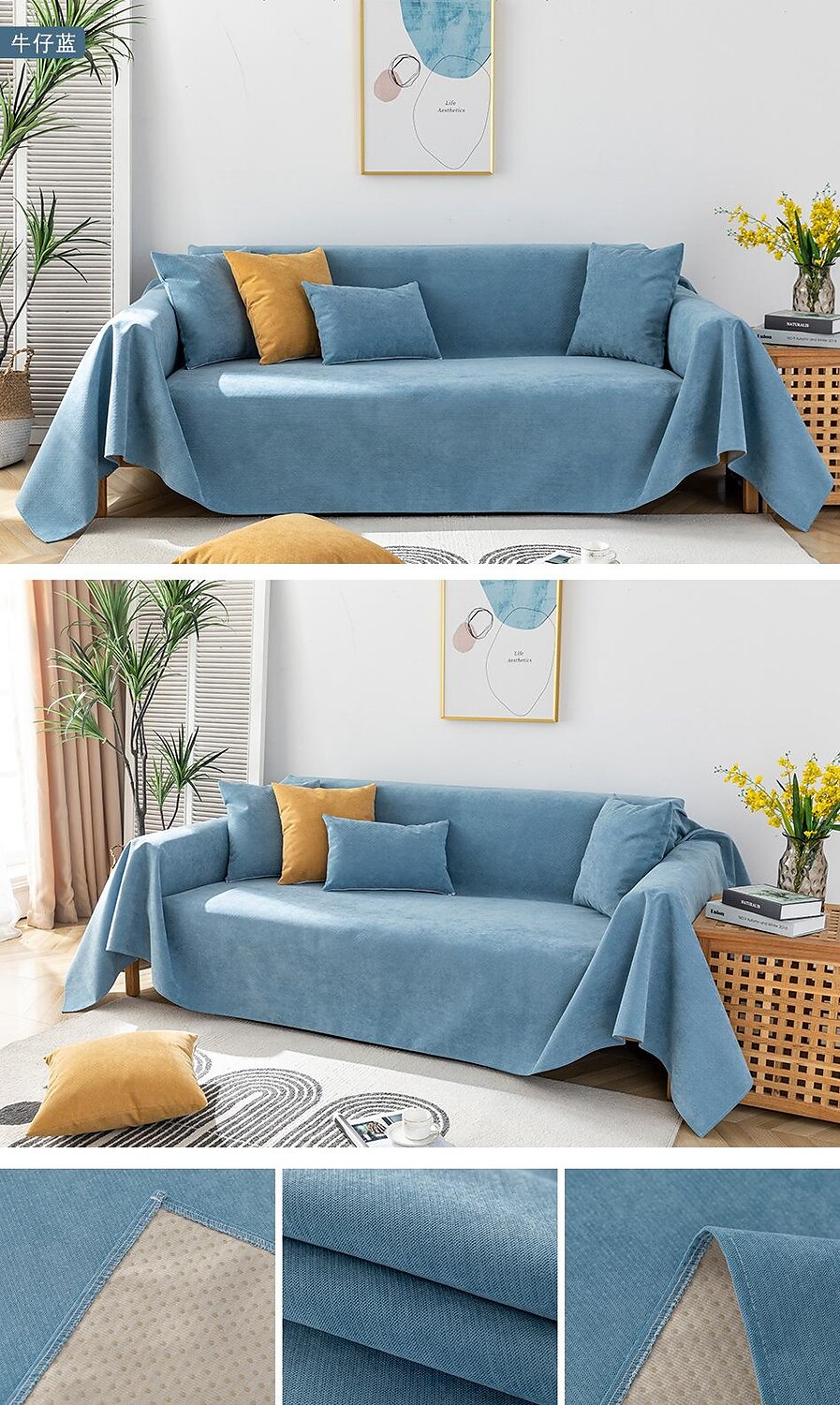 Waterproof Couch Covers Sofa Towel Blanket Farmhouse Slipcovers For Dogs Pet,Sectional Sofa Cover For Love Seat,L Shaped,3 Seater,Arm Chair,Washable Couch Durable Protector 2025 - $40.99 –P6