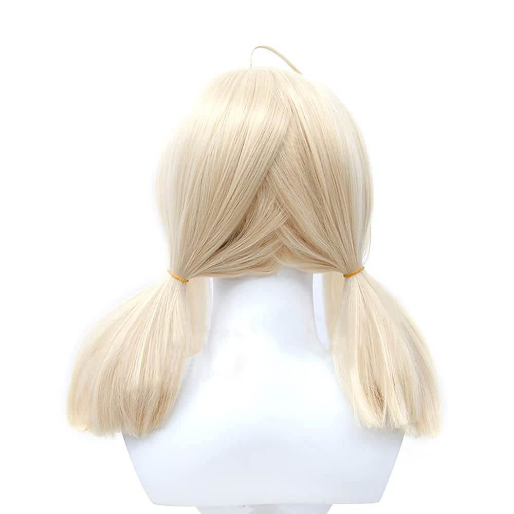 Parrucca cosplay klee con trecce bionde e frangia del 2025 a $24.99 –P3