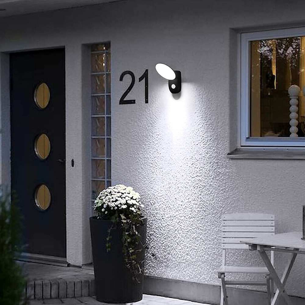 Sensor de movimiento de 12w, luz de pared para exteriores, control led, interruptor automático, reflector impermeable para exteriores, pasillo de jardín, terraza, puerta interior para exteriores, 2025 - $99.99 –P4