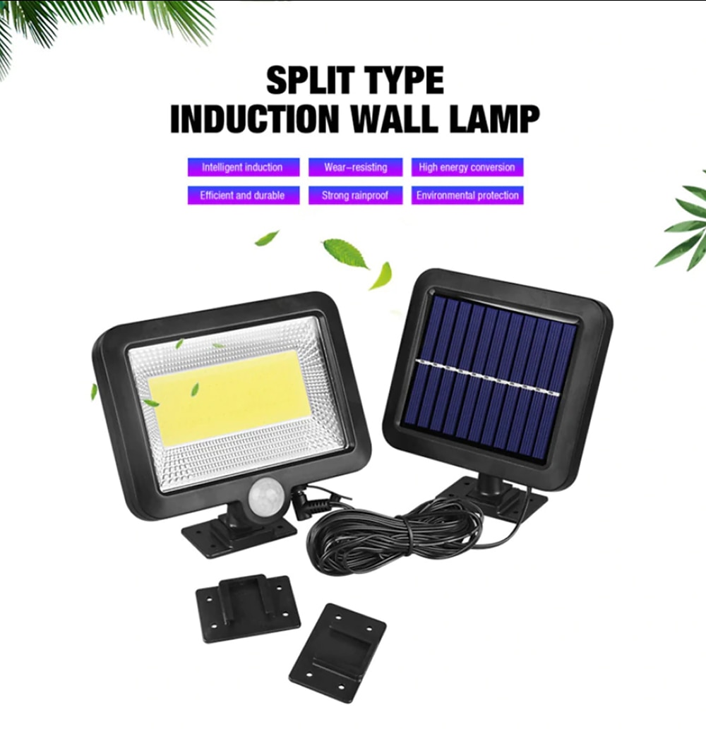 LED Flood Lights Split Solar Lamp Outdoor Motion Sensor LED Solar Floodlight Outdoor Safety Solar Lamp Waterproof 3 Lighting Modes Including 16.4 Feet (about 5 meters) Cable Suitable for Garden Yard Garage 2025 - $29.99 –P4