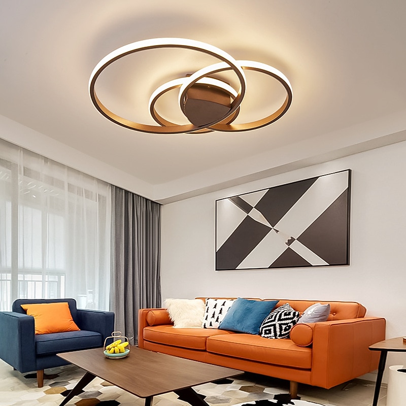 55 cm dimbare plafondlamp led metaal moderne stijl mode geschilderde afwerkingen 220-240v 2025 - $253.79 –P5