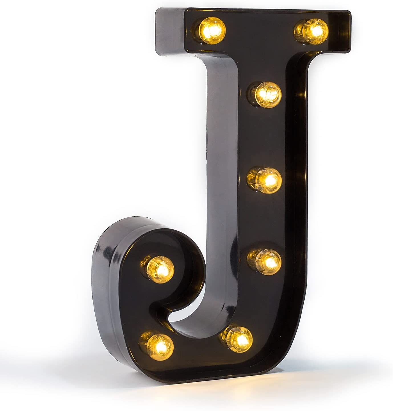 lettere a led luci 26 alfabeto & lampade arabe decorative nere a batteria per feste di matrimonio, compleanno, casa, bar (nero freddo) di nuova concezione del 2025 a $11.99 –P15