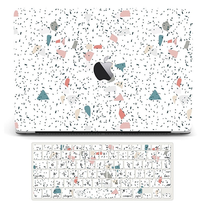 capa para macbook air touch id retina display laptop capa dura de plástico com capas de teclado para 2021 2020 2019 2018 a2337 a2179 a1932 de 2025 por $24.99 –P7