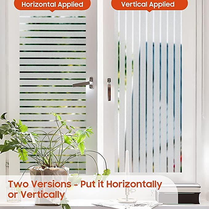 Glass Window Film Frosted Static Privacy Self Adhesive Film Anti-UV Opaque Decor Window Stickers for Bedroom Kitchen Office 100X45cm 2025 - $9.49 –P8