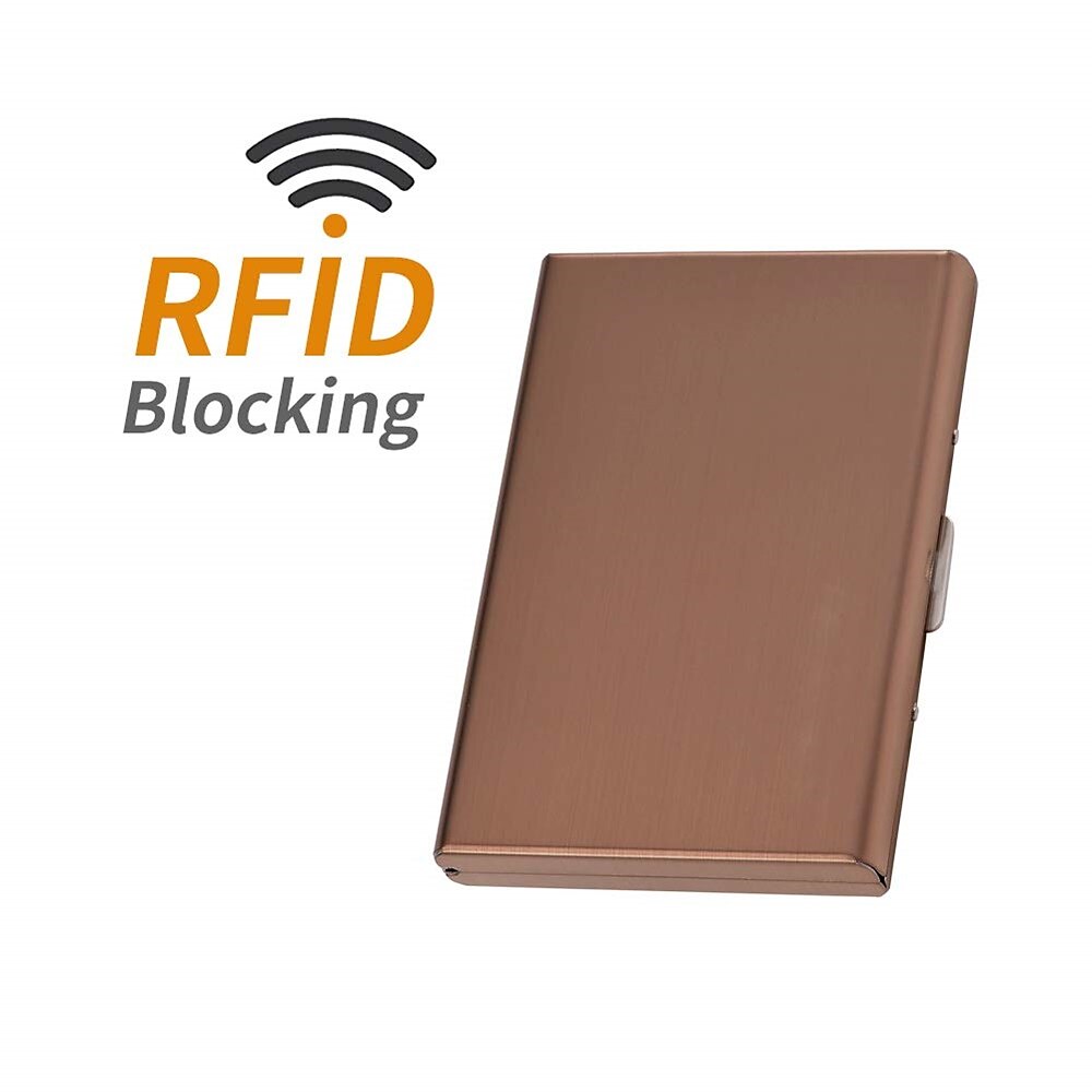 Credit Card Holder Stainless Steel Credit Card Case Metal ID Card Holder RFID Wallets Business Card Holder for Women or Men 2025 - $11.99 –P11