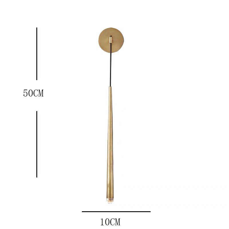مصباح جداري داخلي 1-light 10 وات led لغرفة النوم وغرفة الطعام مصباح جداري نحاسي 2026 - $262.69 –P4