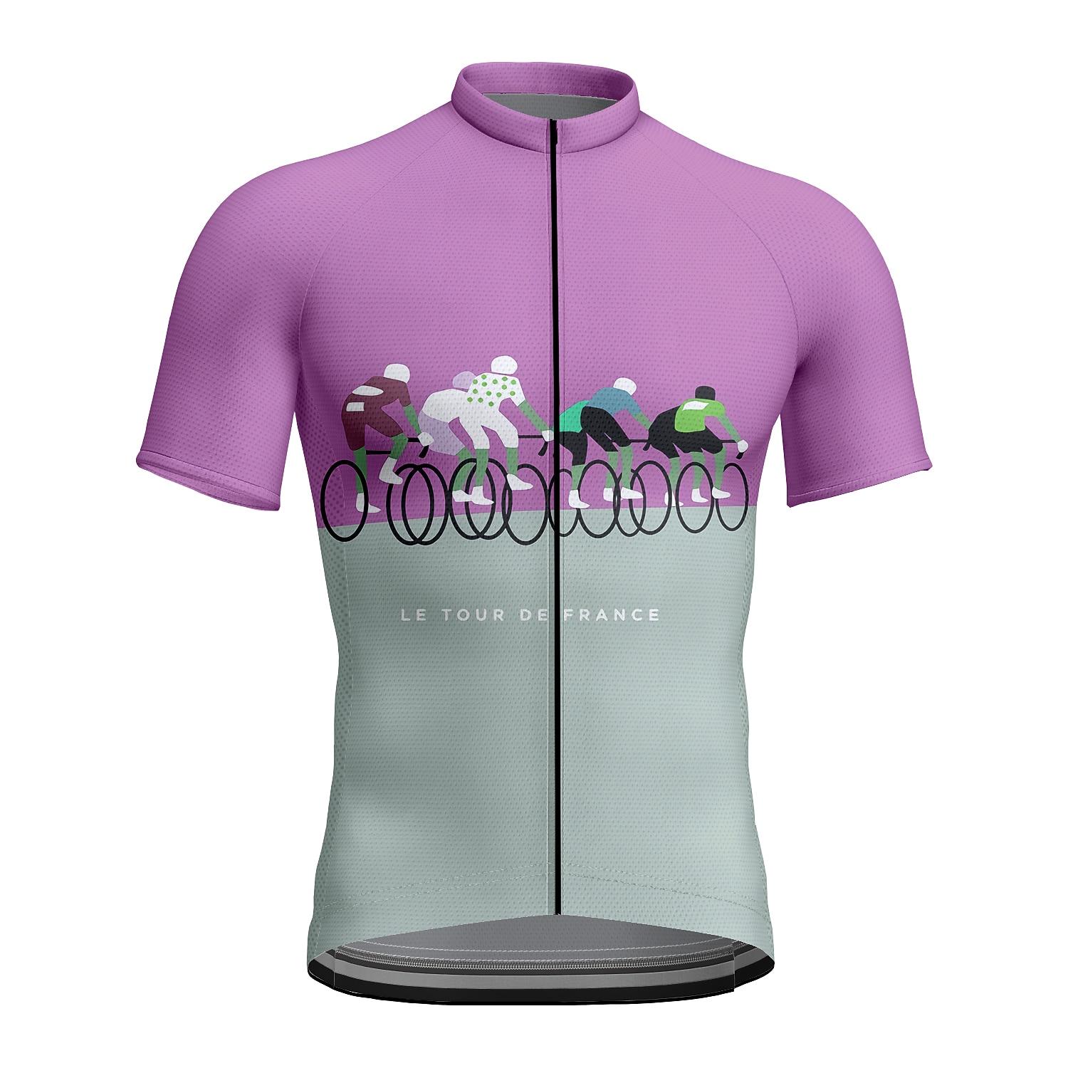 Men's Cycling Jersey Funny Short Sleeve Bike Jersey Top with 3 Rear Pockets Mountain Bike MTB Road Bike Cycling Quick Dry Reflective Strips Back Pocket Moisture Wicking Sports Pink Blue Green 2026 - $30.99 –P5