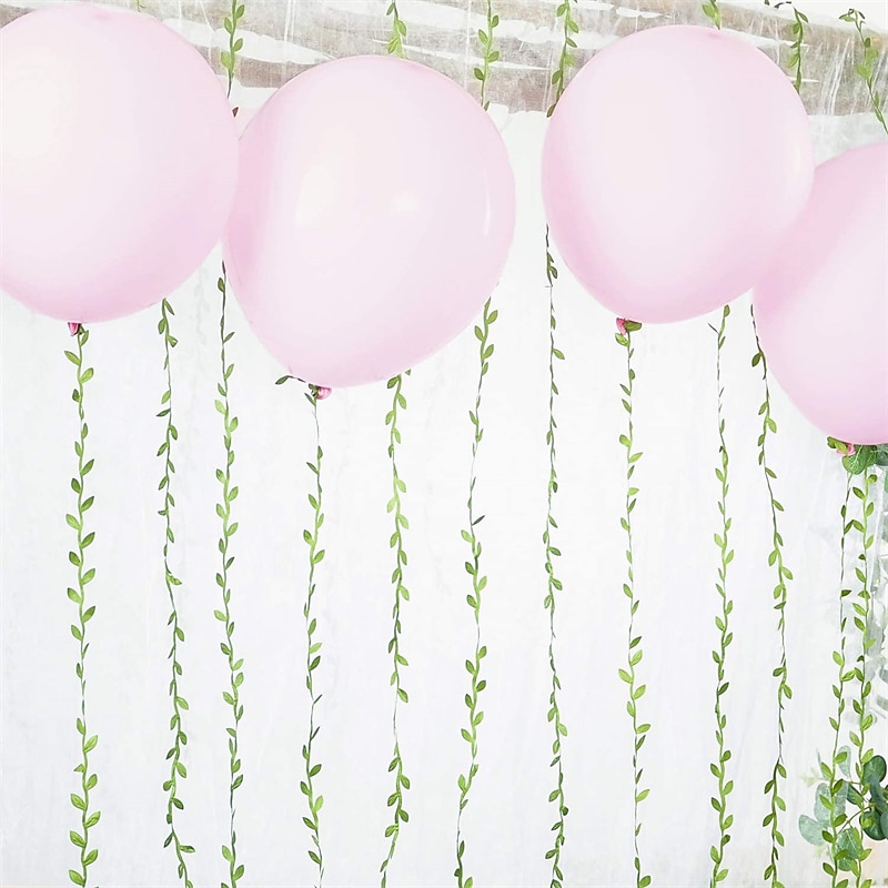 265 Ft Leaf Ribbon Artificial Vines Leaves String Trim Ribbon Wild Jungle Botanical Greenery for Baby Shower Party Wedding Home Wreaths & DIY Craft 2025 - $15.99 –P6