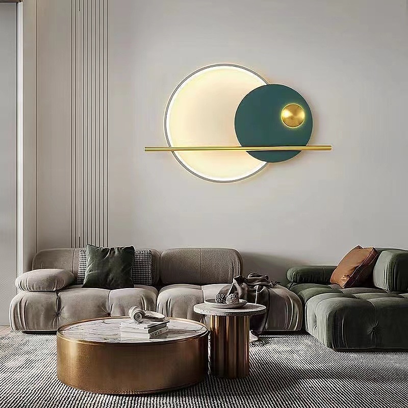 applique da parete moderne per interni led camera da letto camera dei bambini applique da parete in metallo 220-240v 20 w del 2025 a $331.99 –P3