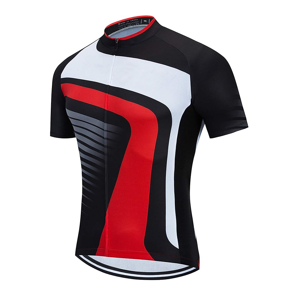 Per uomo Maglia da ciclismo con pantaloncini Manica Corta Mountain Bike MTB Ciclismo su strada Estate Primavera Blu Giallo Rosso A righe Bicicletta Cuscinetto 3D Asciugatura Rapida Tasca Posteriore del 2026 a $41.99 –P3