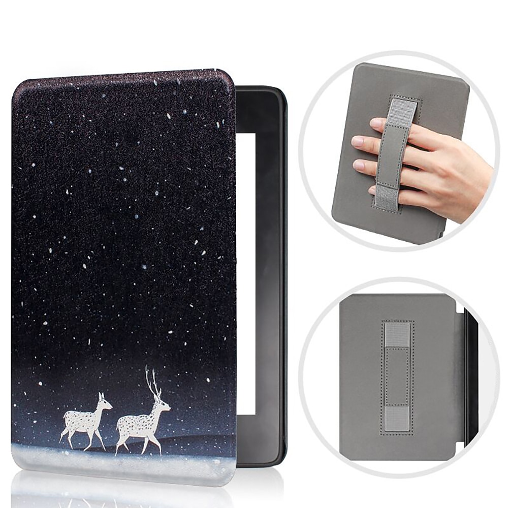 Tavoletta Custodie cover Per Amazon Kindle Paperwhite 6,8'' 11° Kindle 6"(10th Gen-2019) Manico Sveglia / Spegnimento automatico intelligente Resistente agli urti Pop art Simil-legno Fantasia del 2025 a $19.99 –P1